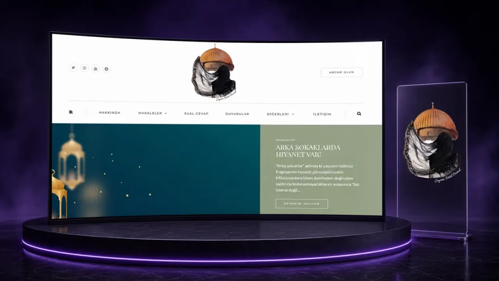 Şeyma Betül Burak web sitesi tasarımı